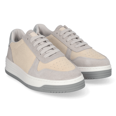 Aina Dames Sneakers Leer Gris