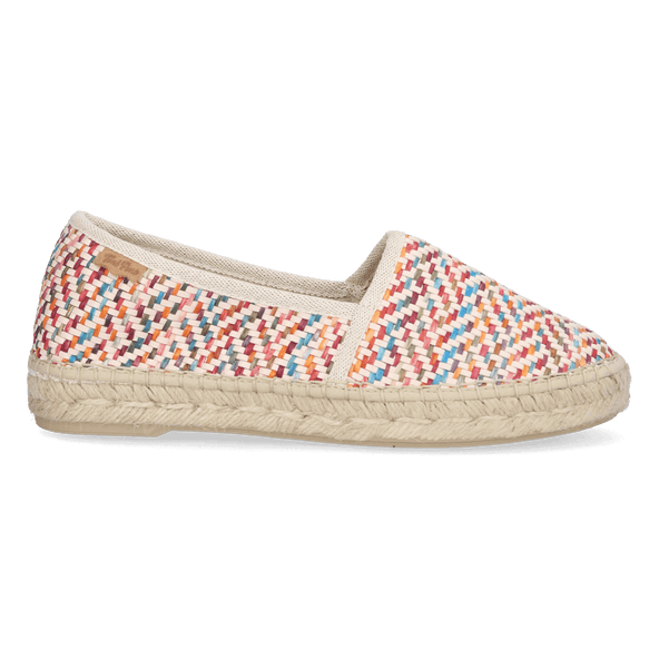 Alma-MS Dames Espadrilles Raffia Multi Alma-MS Dames Espadrilles Raffia Multi