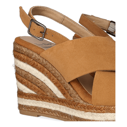 Ania-A Suede Dames Espadrilles Cuiro