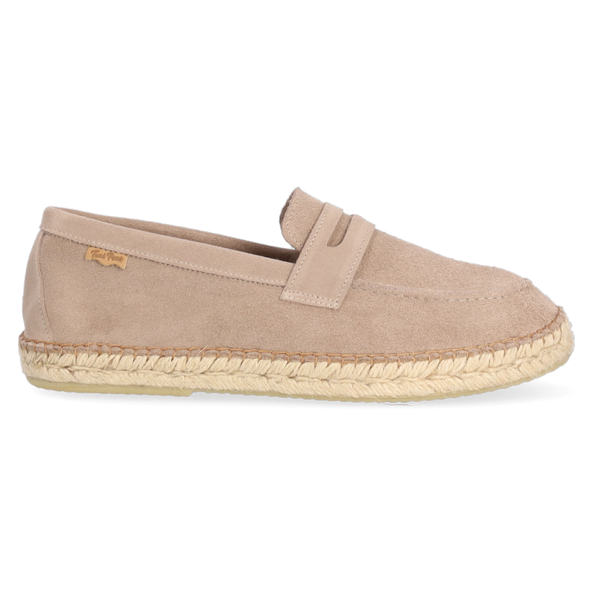 Benet Heren Espadrilles Suede Gris