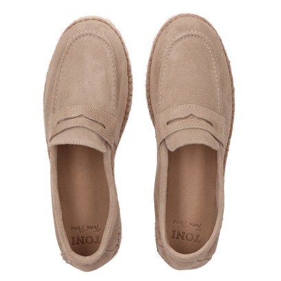 Benet Heren Espadrilles Suede Gris