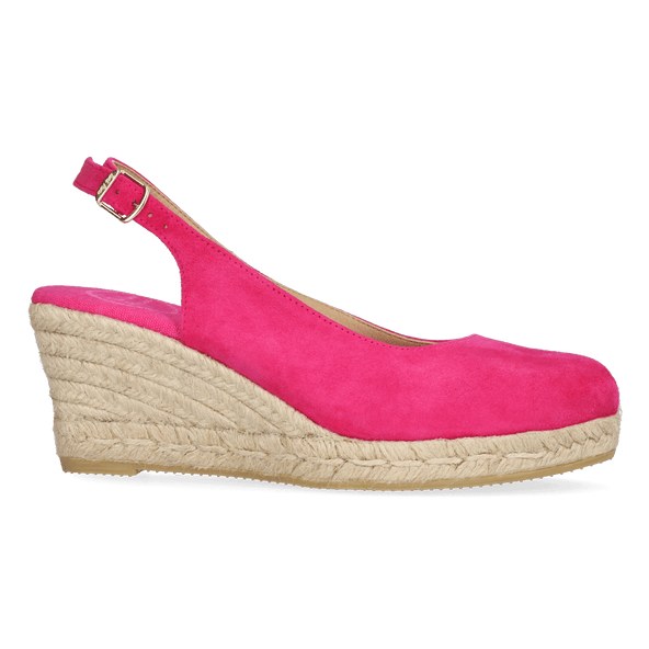 Bremen-5A Dames Espadrilles Fuchsia Bremen-5A Dames Espadrilles Fuchsia