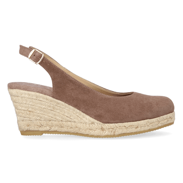 Bremen-5A Dames Espadrilles Taupe Bremen-5A Dames Espadrilles Taupe