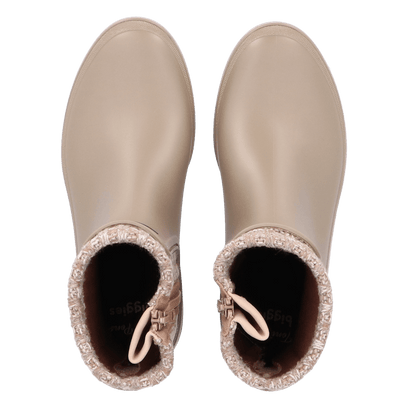 Camos Dames Chelsea Regenboots Taupe