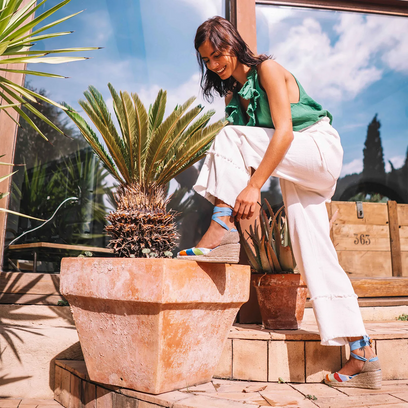 Castell Dames Espadrilles Onades