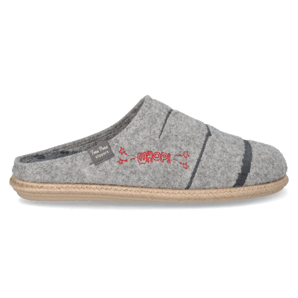 Charlie Heren Pantoffels Vilt Gris Charlie Heren Pantoffels Vilt Gris