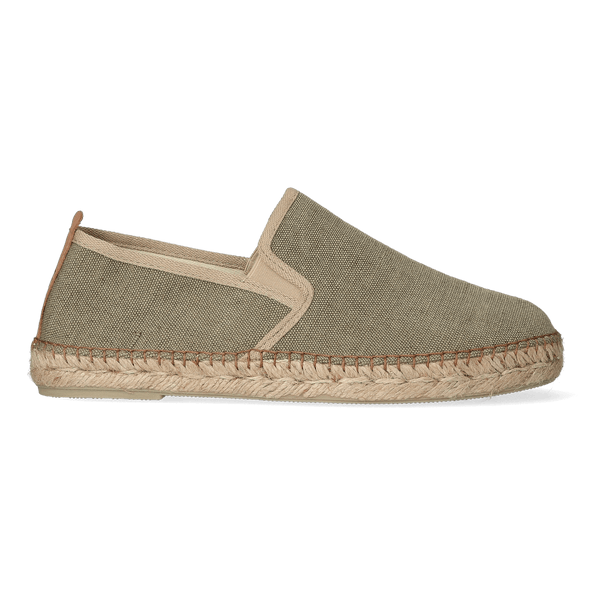 Dallas Canvas Heren Espadrilles Caqui Dallas Canvas Heren Espadrilles Caqui