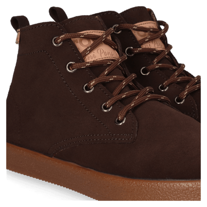 Dalton-SY Heren Veterschoenen Suede Marro
