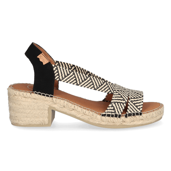 DALYN Dames Espadrilles Negre DALYN Dames Espadrilles Negre
