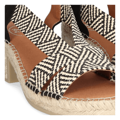 DALYN Dames Espadrilles Negre