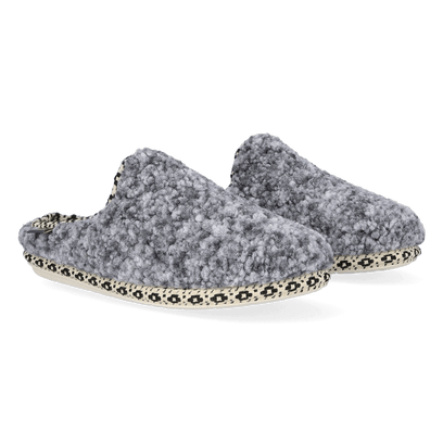 Darla-SB Dames Pantoffels Wol Gris
