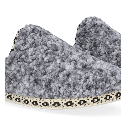 Darla-SB Dames Pantoffels Wol Gris