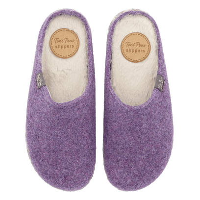 Deli-FP Dames Pantoffels Vilt Morat