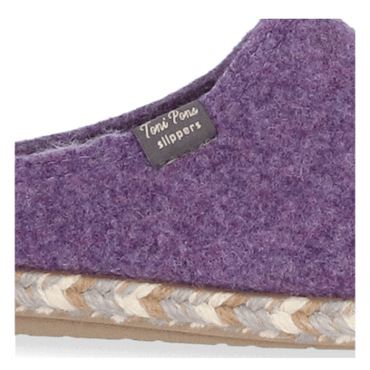 Deli-FP Dames Pantoffels Vilt Morat