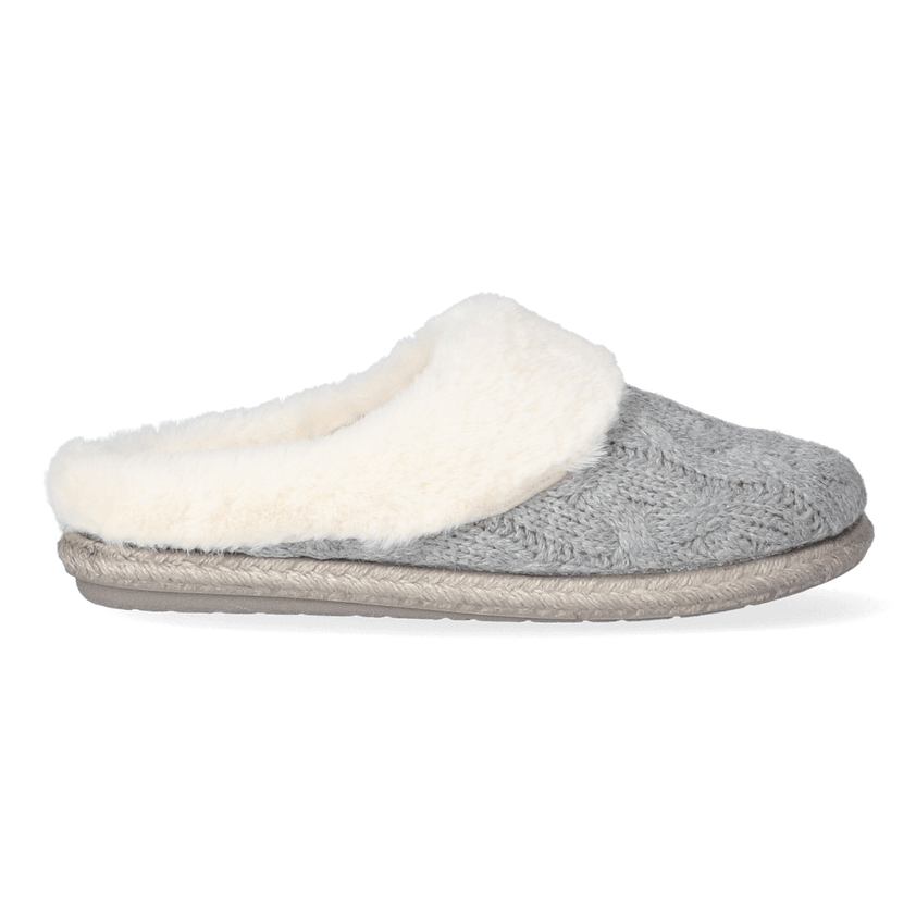 Deli-SC Textiel Dames Pantoffels Gris