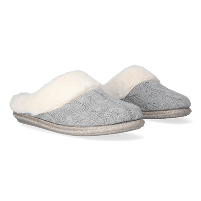 Deli-SC Textiel Dames Pantoffels Gris