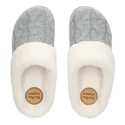 Deli-SC Textiel Dames Pantoffels Gris