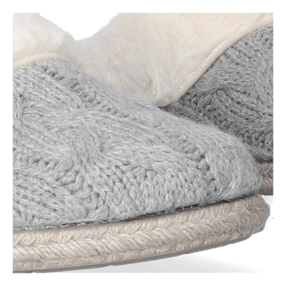 Deli-SC Textiel Dames Pantoffels Gris