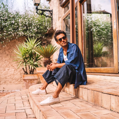 Dixon Canvas Heren Espadrilles Cru