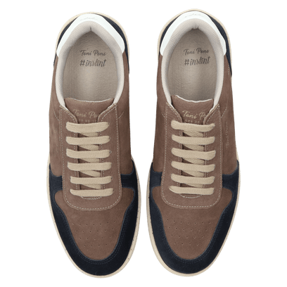 Dublin Heren Sneakers Nubuck Taupe