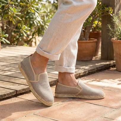 Dallas Heren Espadrilles Pedra
