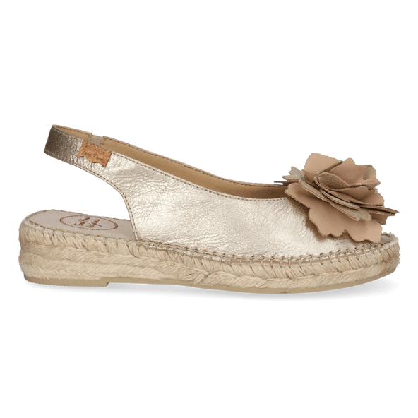 Erica-FA Dames Espadrilles Champagne Erica-FA Dames Espadrilles Champagne