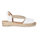Etna Leren Dames Espadrilles Blanc