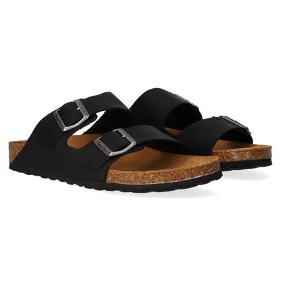 Ger-PE Heren Slippers Negre