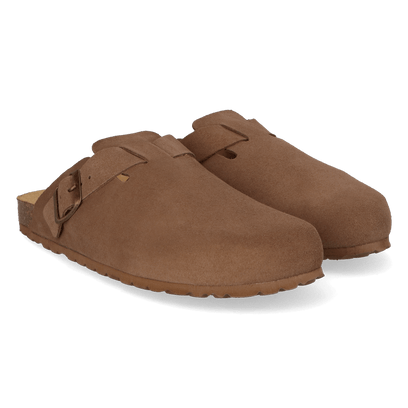 Gregor-QT Heren Clogs Suede Taupe