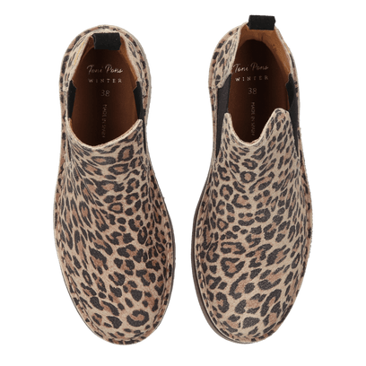 Isa-GP Dames Chelsea Boots Leer Leo