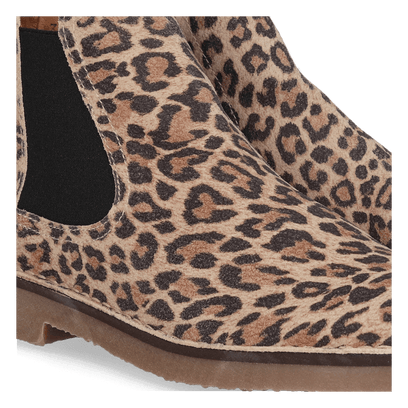 Isa-GP Dames Chelsea Boots Leer Leo