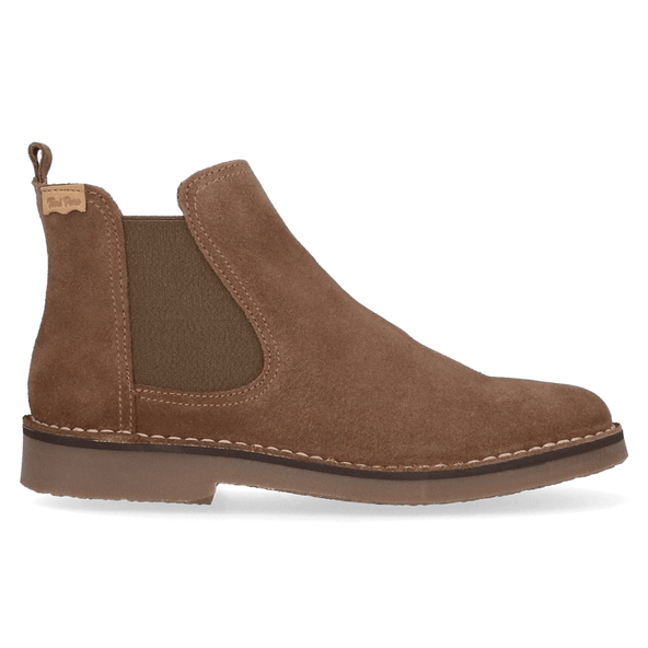 Isa-SY Dames Chelsea Boots Suede Taupe Isa-SY Dames Chelsea Boots Suede Taupe