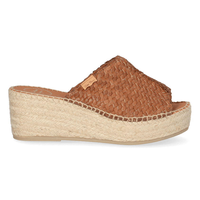Isolda Dames Espadrilles Leer Cuiro