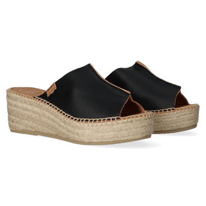 Ivonne Dames Espadrilles Negre