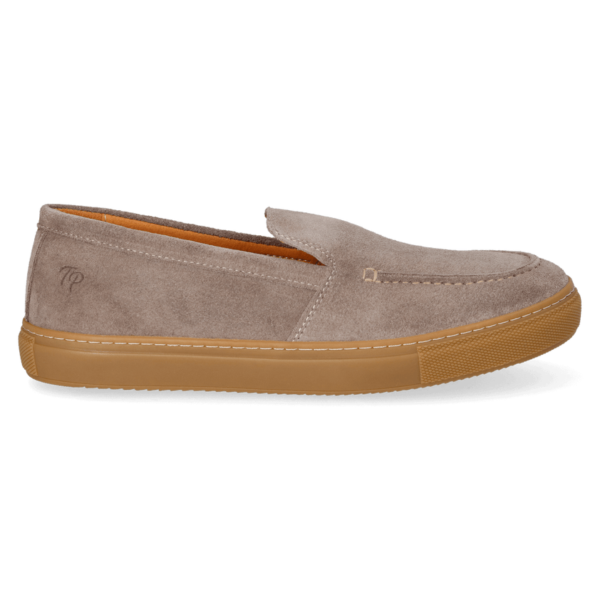 Joan Heren Loafers Suede Taupe