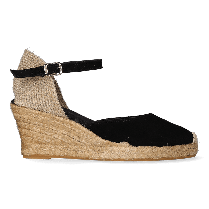 Lloret-5 Dames Espadrilles Negre