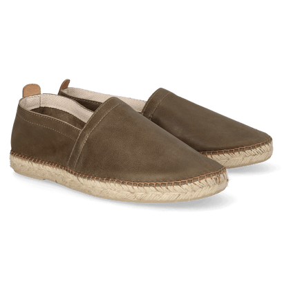 Marc Heren Espadrilles Leer Caqui