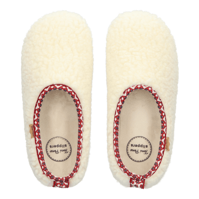 Marta-SH Dames Pantoffels Blanc