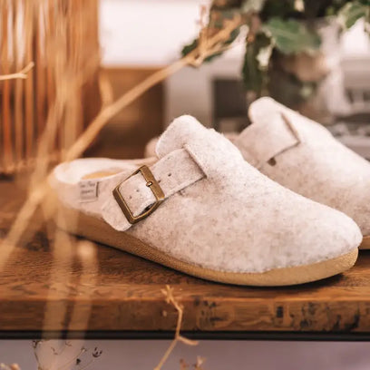 Mima-FP Dames Pantoffels Vilt Cru