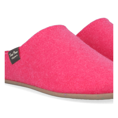 Mona-FR Dames Pantoffels Gerecycled Vilt Fucsia