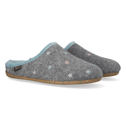 Mona-FT Dames Pantoffels Gris