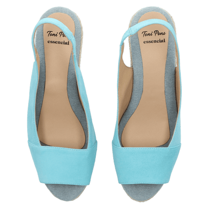 Monza-A Dames Espadrilles Turquesa