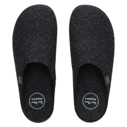 Neo-FR Heren Pantoffels Gerecycled Vilt Negre