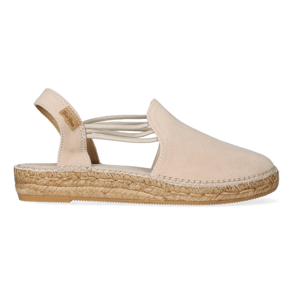 Nuria Suede Dames Espadrilles Pedra Nuria Dames Espadrilles Pedra
