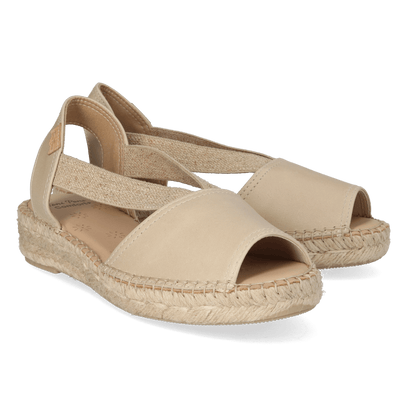 Tala Dames Espadrilles Leer Gel
