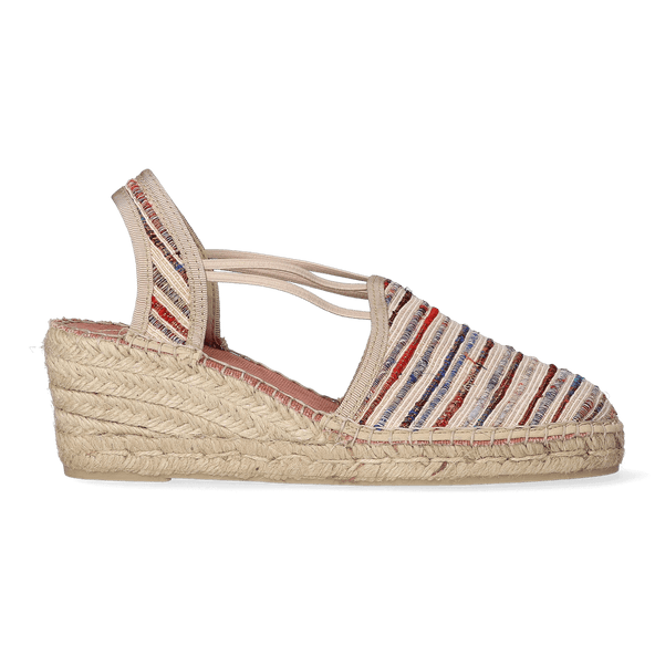 Tania-SN Zijde Dames Espadrilles Multi Tania-SN Zijde Dames Espadrilles Multi