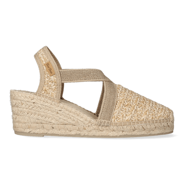 Terra-HK Raffia Dames Espadrilles Natural Terra-HK Raffia Dames Espadrilles Natural