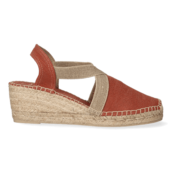 Terra-V Canvas Dames Espadrilles Brandy Vintage Terra-V Canvas Dames Espadrilles Brandy Vintage