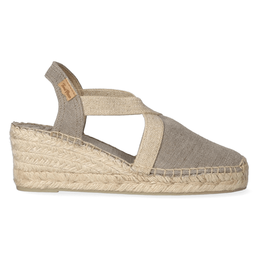 Terra-V Canvas Dames Espadrilles Pedra Vintage