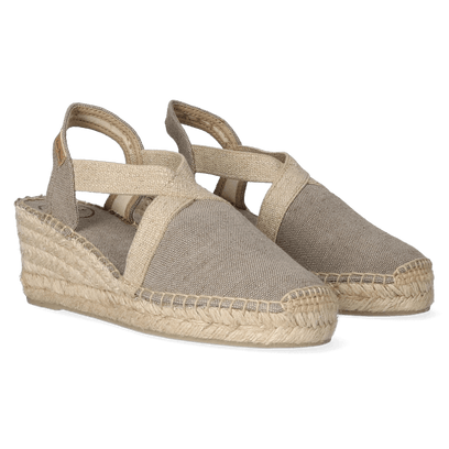 Terra-V Canvas Dames Espadrilles Pedra Vintage